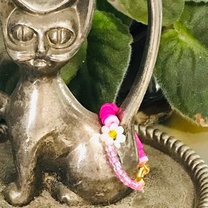 Pink daisy ring 🌸